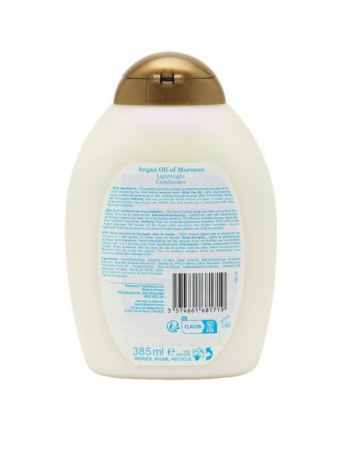 Легкий кондиционер для тонких волос с экстрактом Арганы OGX Argan Oil of Morocco Lightweight Conditioner, 385 ML